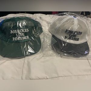 Assholes Live Forever Mesh Hats